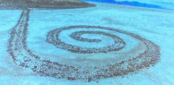 “Spiral Jetty” by Robert Smithson
