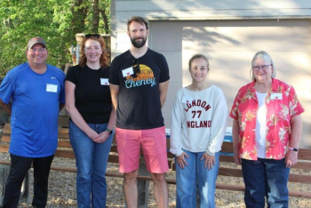 New Members: Left to right Terry Morrand, Amber Stephenson, Tyler Traxson, Allison Muth and Judy Nickelson. Not pictured Lee Modesitt.